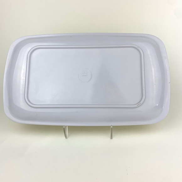 Vintage 1970s Precidio Melamine Yellow Daisy Platter 13.75" x 8" - Picture 3 of 4